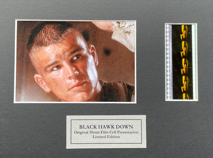BLACK HAWK DOWN Original 35mm Film Cells set within Quality Wood Frame + COA v2