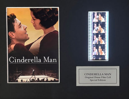 CINDERELLA MAN Original 35mm Film Cells set in Quality Wood Frame + COA