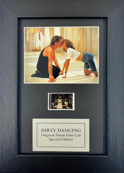 DIRTY DANCING Original Mini 35mm Film Cells set within Quality Wood Frame + COA v2