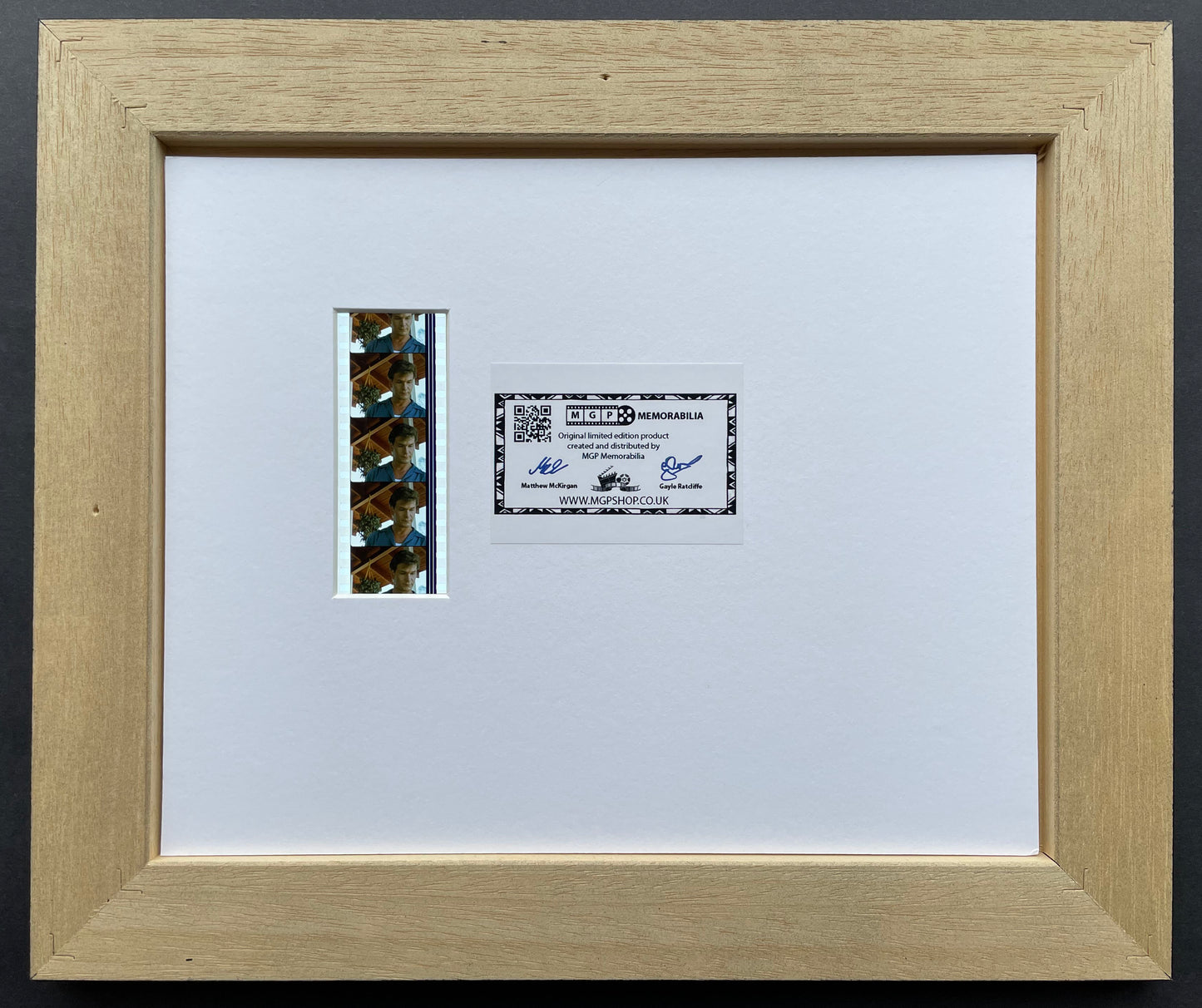 DIRTY DANCING Original 35mm Film Cells set within Quality Wood Frame + COA