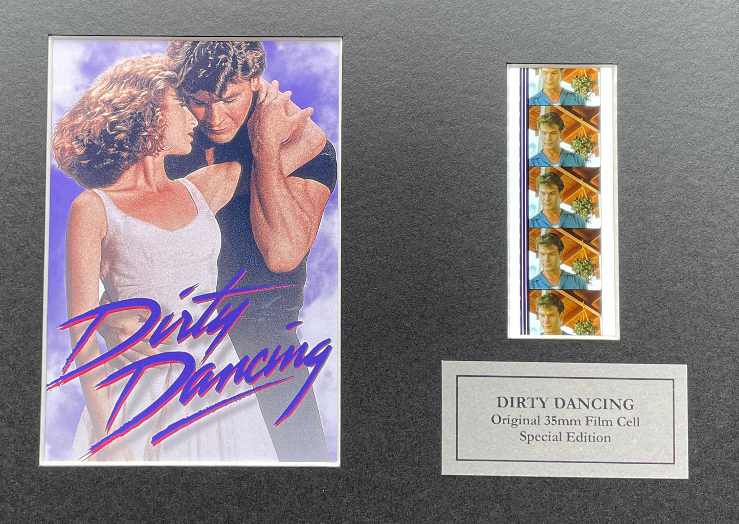 DIRTY DANCING Original 35mm Film Cells set within Quality Wood Frame + COA