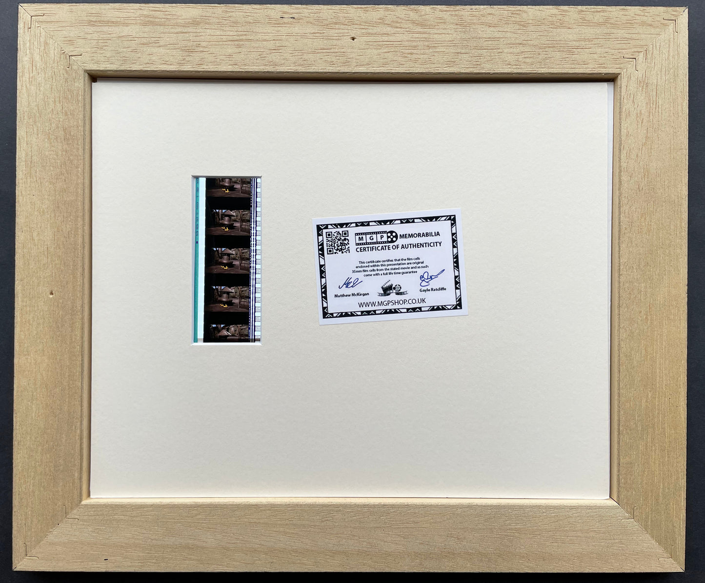 Chicken Run Original 35mm Film Cells set within Quality Wood Frame + COA