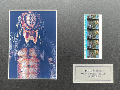 PREDATORS of 2010 Original 35mm Film Cells set within Quality Wood Frame + COA