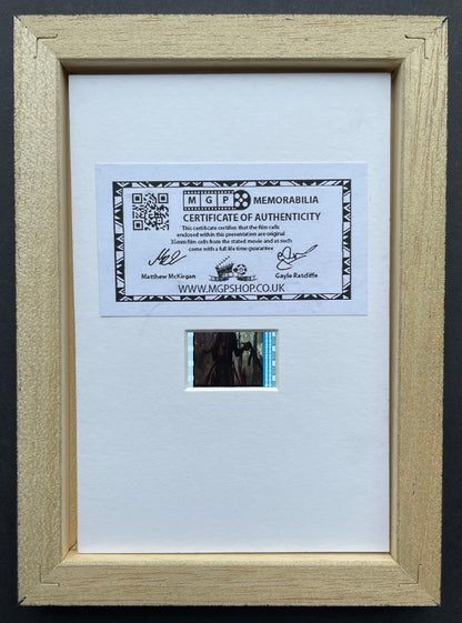 PREDATORS Original Mini 35mm Film Cells set within Quality Wood Frame + COA