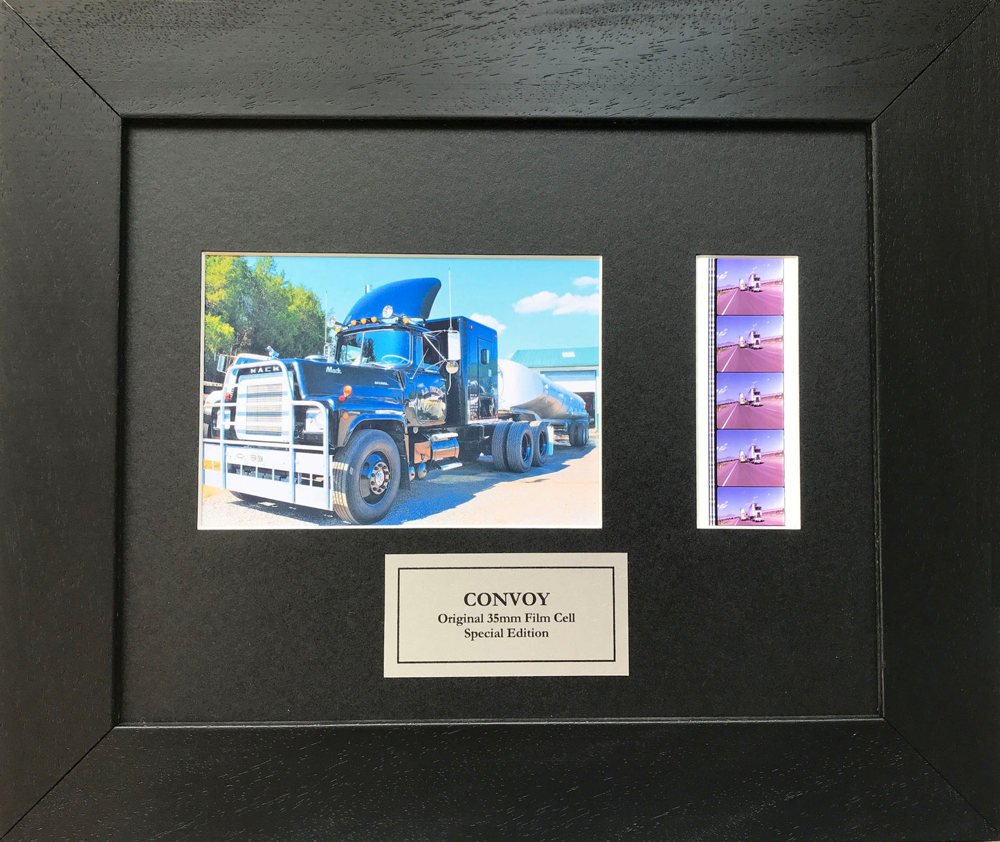 CONVOY of 1978 Original 35mm Film Cells set within Quality Wood Frame + COA