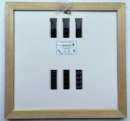 SHREK 2 Original Rare 35mm film cells set in Quality Wood Frame 50cm x 48cm