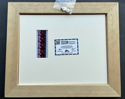 BACK To The FUTURE II Original 35mm Film Cells set in Quality Wood Frame + COA