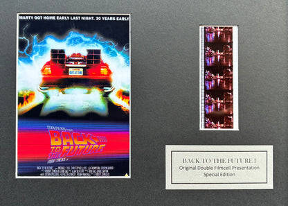 Back To The Future I Original 35mm Film Cells set within Quality Wood Frame + COA