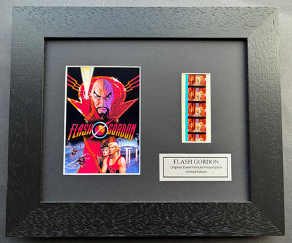 FLASH GORDON 1980 Original 35mm Film Cells set within Quality Wood Frame + COA