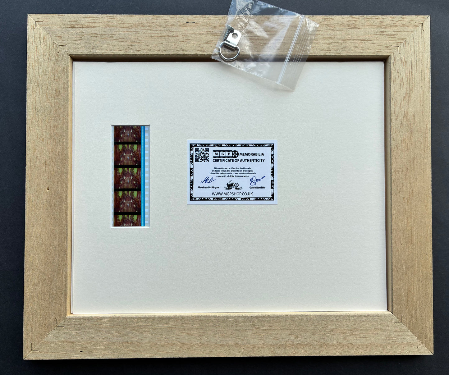 FLASH GORDON Signed Repro Original 35mm Film Cells in Quality Wood Frame + COA