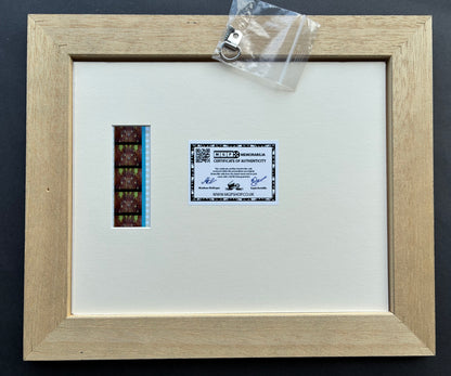 FLASH GORDON Signed Repro Original 35mm Film Cells in Quality Wood Frame + COA