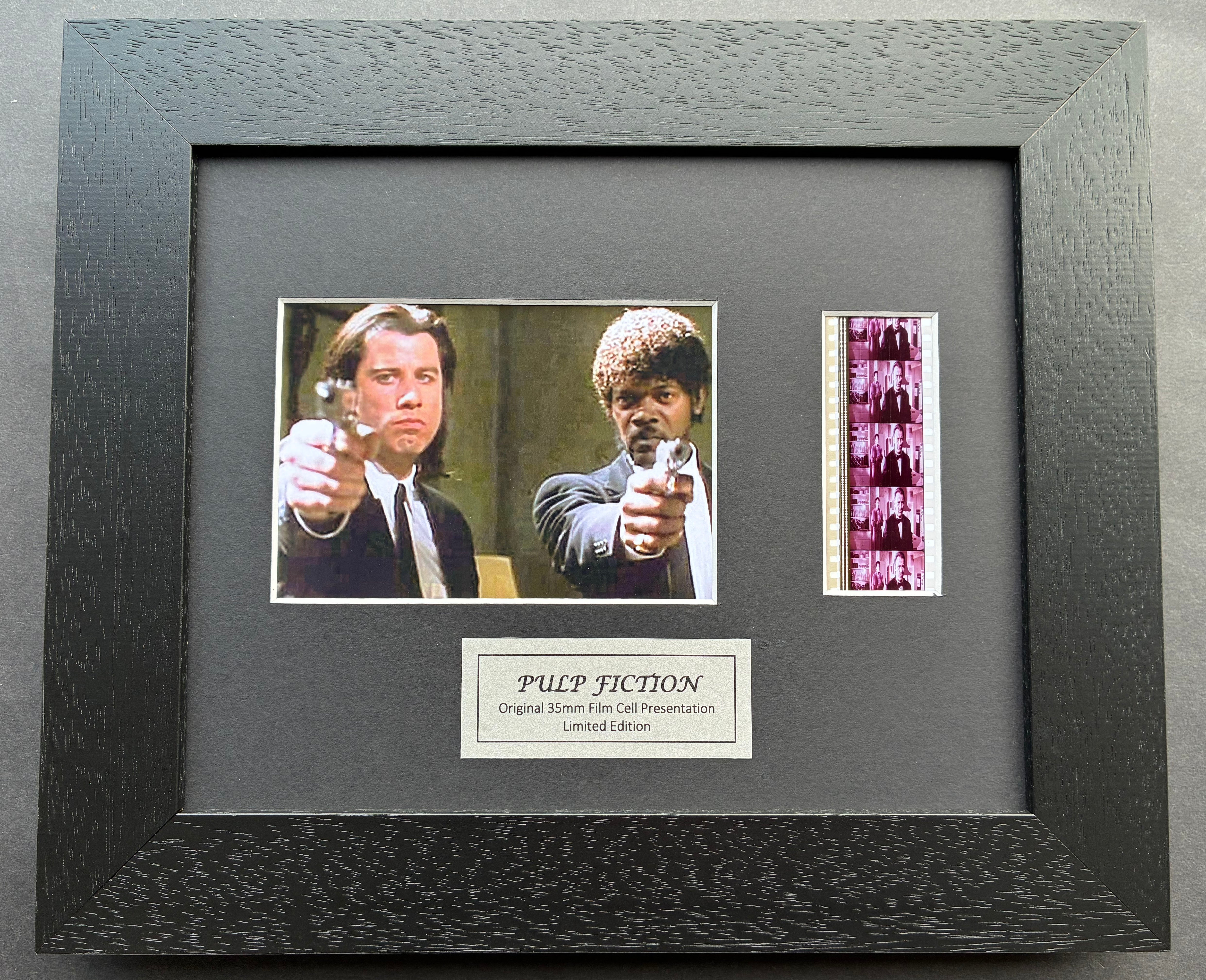 Pulp Fiction Original 35mm Film Cells set within Quality Wood Frame ...