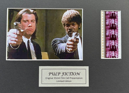 Pulp Fiction Original 35mm Film Cells set within Quality Wood Frame + COA v2