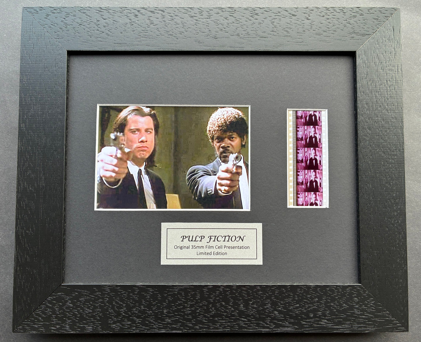 Pulp Fiction Original 35mm Film Cells set within Quality Wood Frame + COA v2