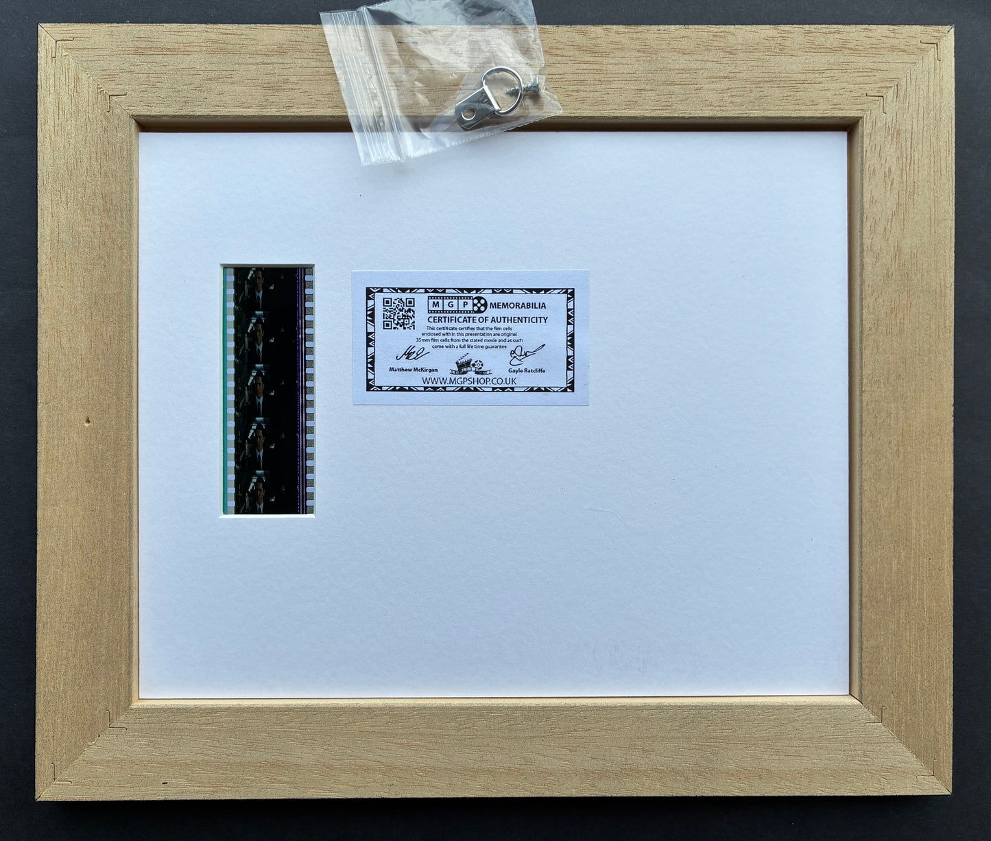 BATMAN BEGINS Original 35mm Film Cells set within Quality Wood Frame + COA v2