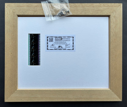 BATMAN BEGINS Original 35mm Film Cells set within Quality Wood Frame + COA v2
