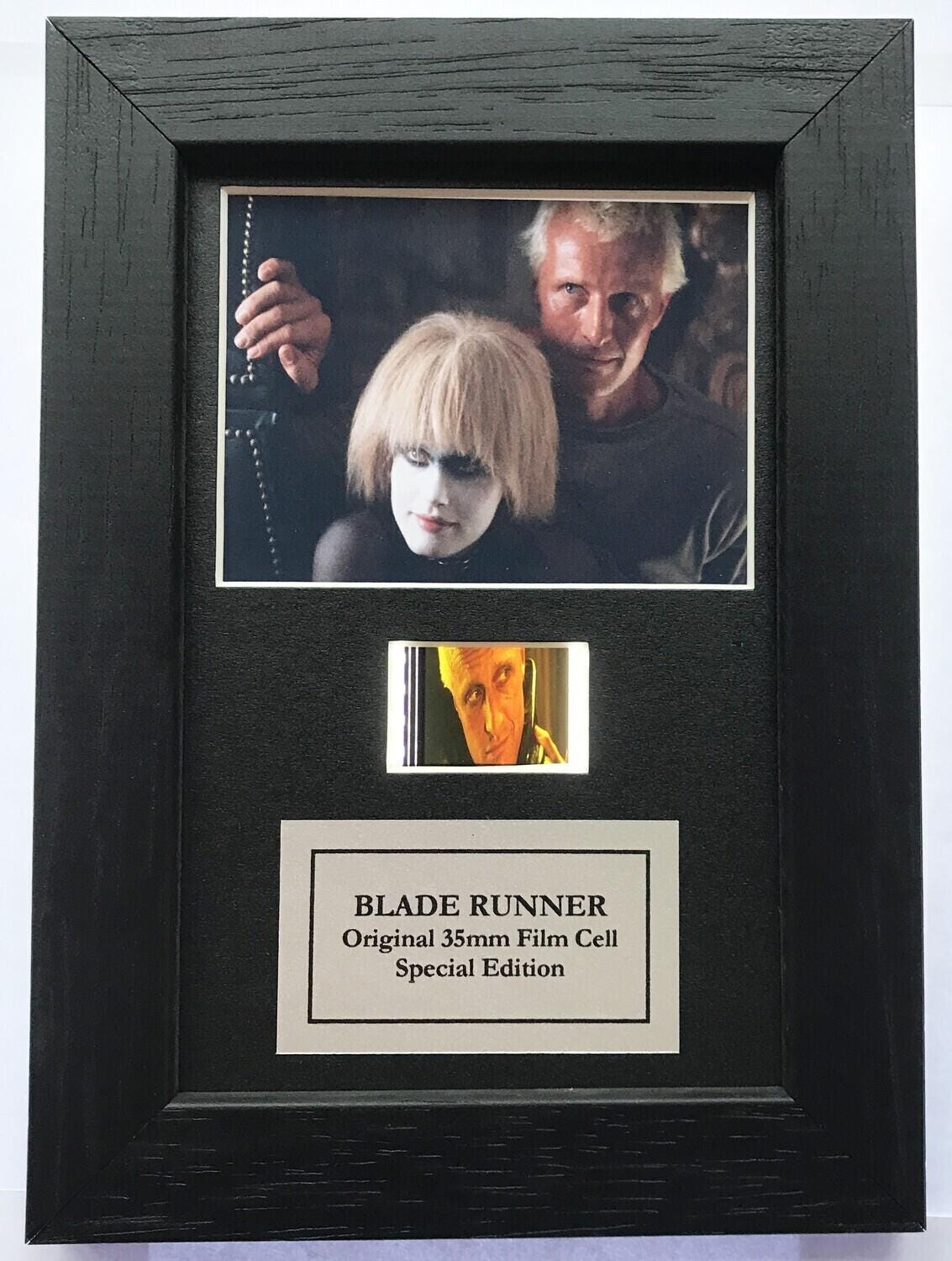 BLADE RUNNER Original Mini 35mm Film Cell set within Quality Wood Frame + COA v1