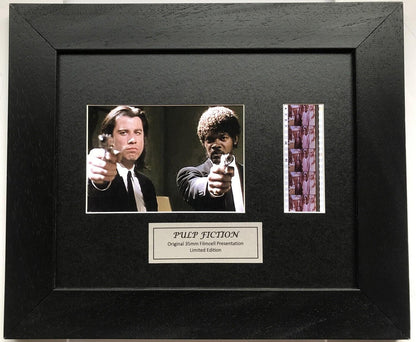 PULP FICTION Original 35mm Film Cells set in Quality Wood Frame + COA v2