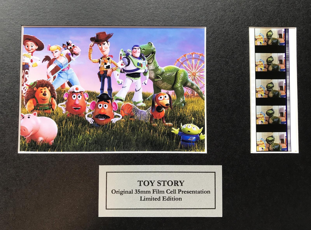 TOY STORY Original 35mm Film Cells set within Quality Wood Frame + COA