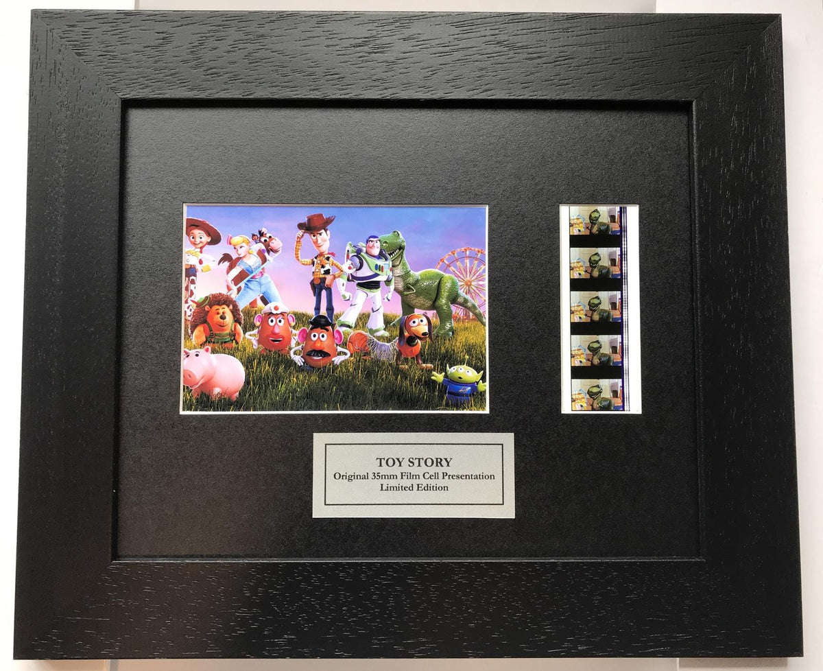 TOY STORY Original 35mm Film Cells set within Quality Wood Frame + COA