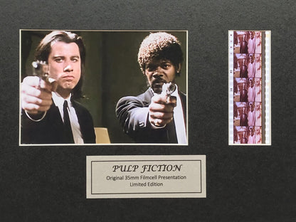 PULP FICTION Original 35mm Film Cells set in Quality Wood Frame + COA v2