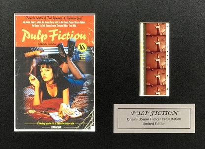 Pulp Fiction Original 35mm Film Cells set within Quality Wood Frame + COA