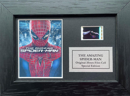 The AMAZING SPIDER-MAN Original Mini 35mm Film Cell set within Quality Wood Frame
