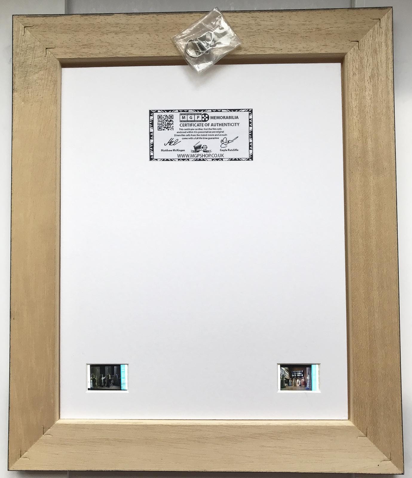 Dr Who & The Daleks Original 35mm Film Cells set within Quality Wood Frame + COA