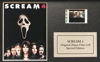 SCREAM 4 Original Mini 35mm Film Cells set within Quality Wood Frame + COA