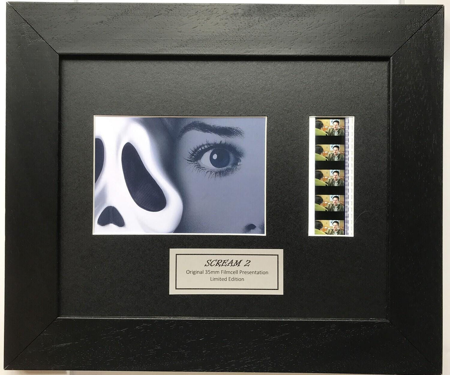 SCREAM 2 Original 35mm Film Cells set within Quality Wood Frame + COA