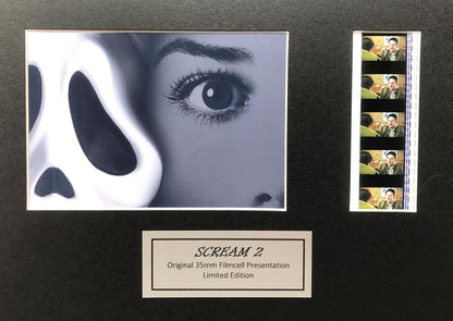 SCREAM 2 Original 35mm Film Cells set within Quality Wood Frame + COA