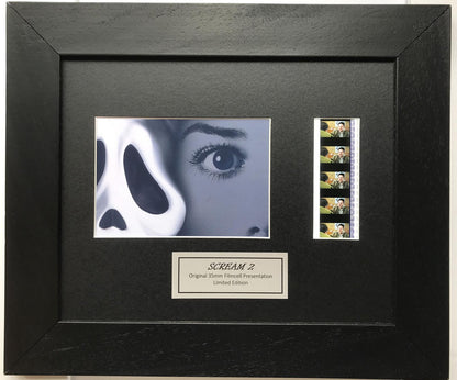 SCREAM 2 Original 35mm Film Cells set within Quality Wood Frame + COA