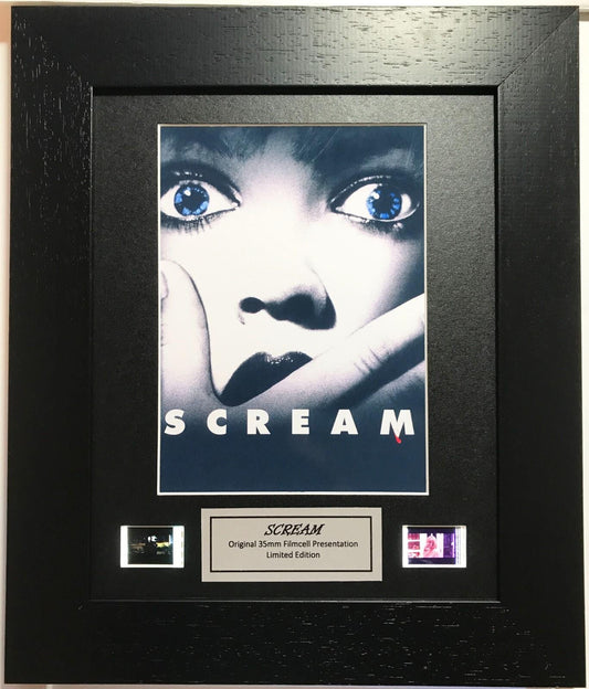 SCREAM 1996 Original 35mm Film Cells set within Quality Wood Frame + COA