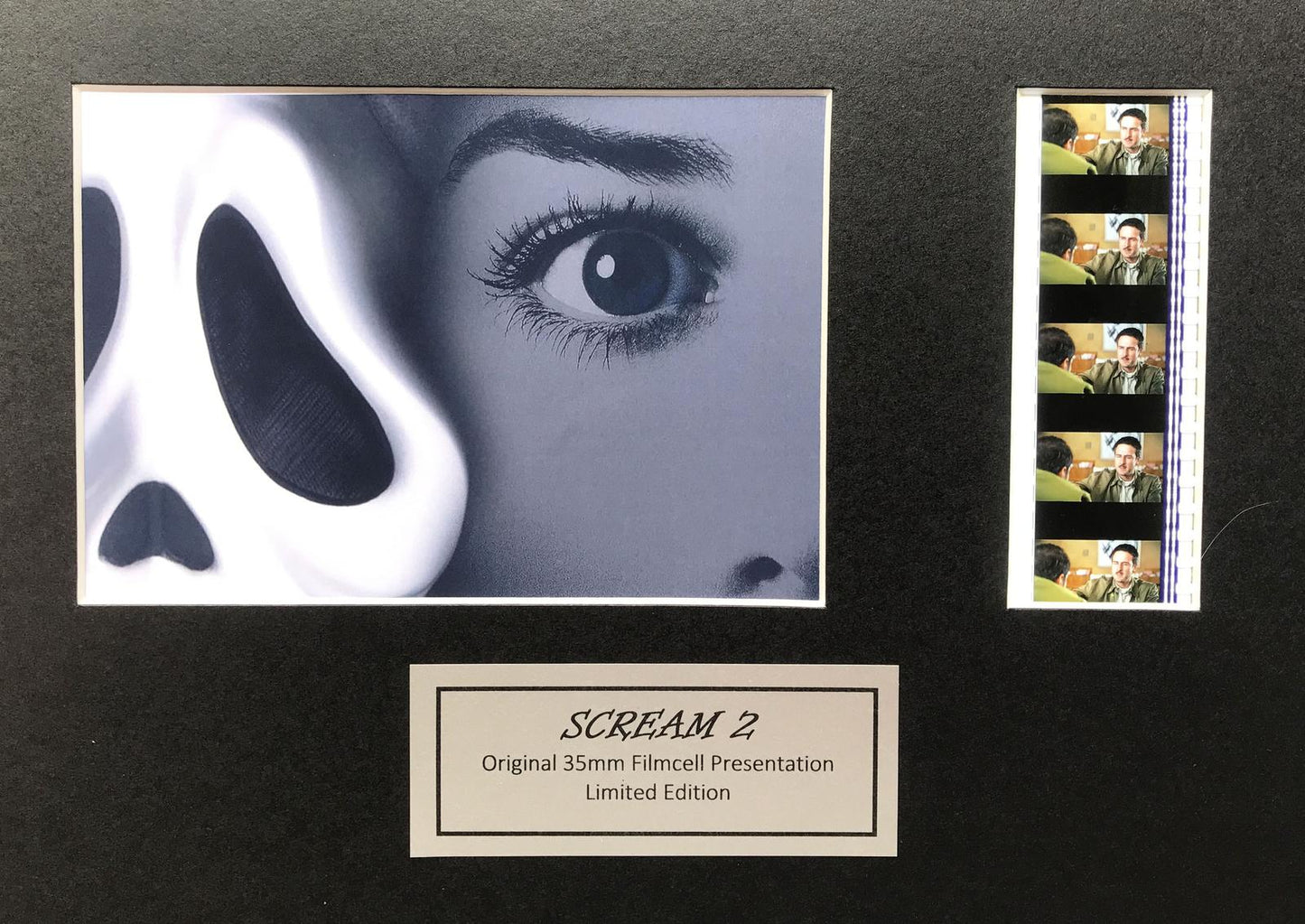 SCREAM 2 Original 35mm Film Cells set within Quality Wood Frame + COA