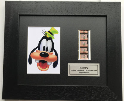 A GOOFY MOVIE Original 35mm Film Cells set within Quality Wood Frame + COA