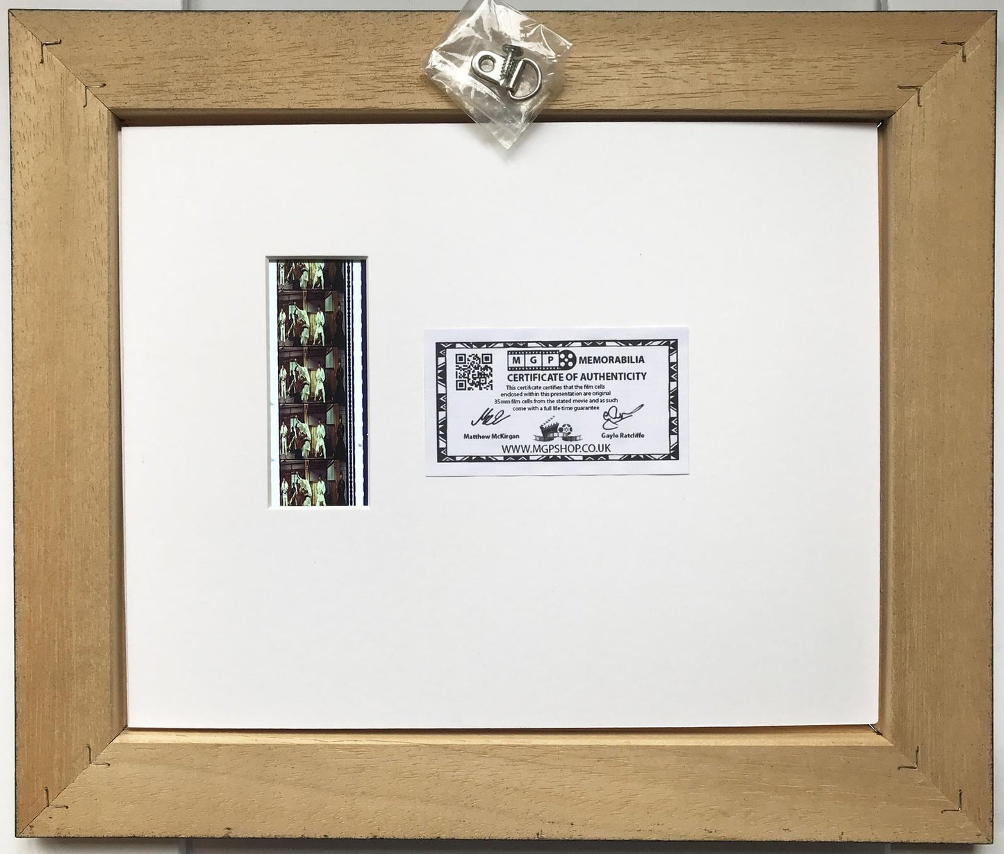 BRUCE LEE Original 35mm Film Cells set within Quality Wood Frame + COA