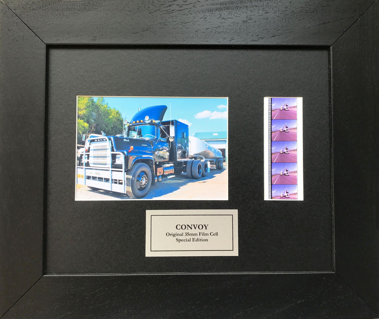 CONVOY of 1978 Original 35mm Film Cells set within Quality Wood Frame + COA