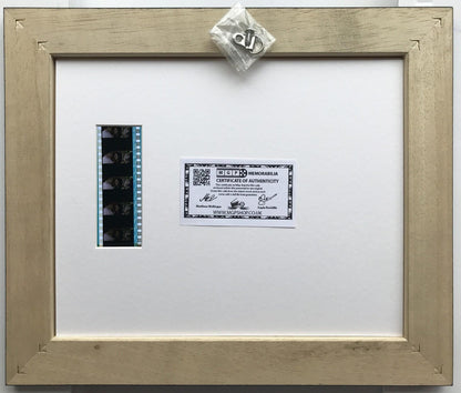 THE TWILIGHT SAGA Signed Repro + Original 35mm Film Cells in Quality Wood Frame