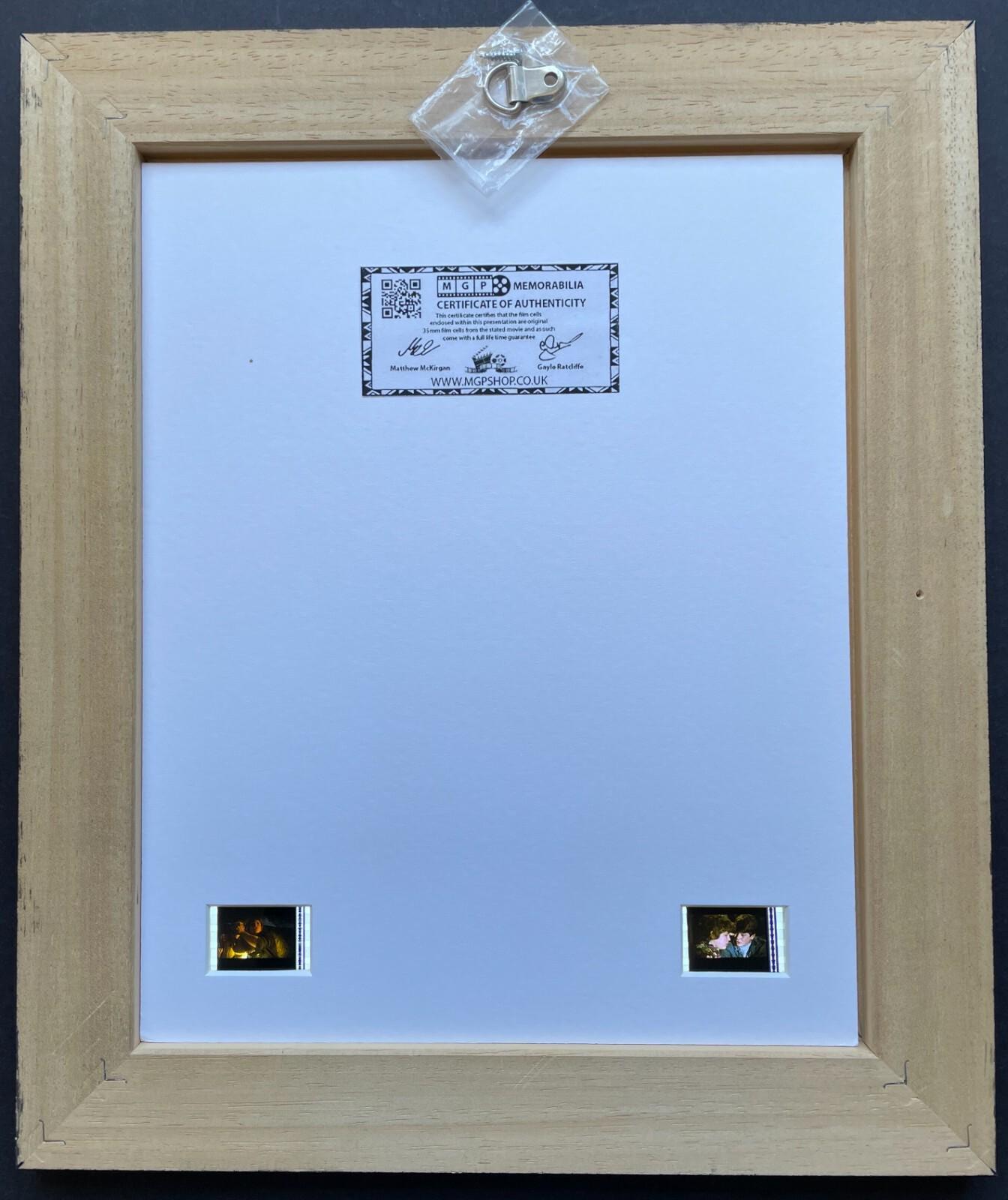 THE GOONIES Original 35mm Film Cells set within Quality Wood Frame + COA