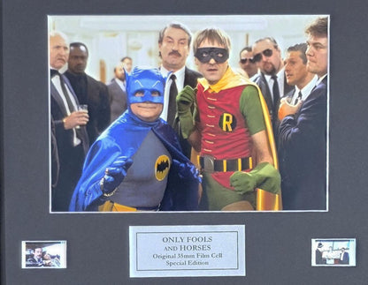 ONLY FOOLS and HORSES Original 35mm Film Cells set in Quality Wood Frame