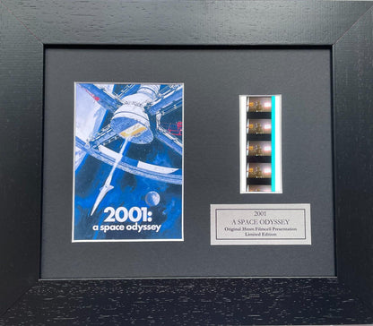 2001: A Space Odyssey Original 35mm Film Cells set in Quality Wood Frame + COA
