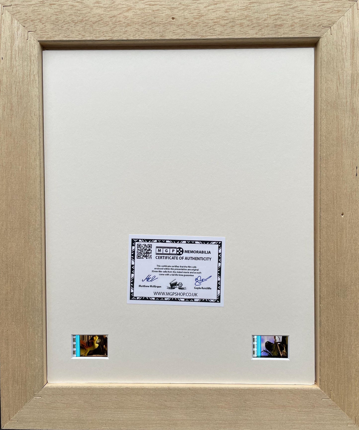 HOW To TRAIN Your DRAGON Original 35mm Film Cells set within Quality Wood Frame