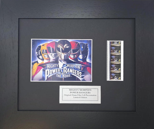 POWER RANGERS Original 35mm Film Cells set within Quality Wood Frame + COA