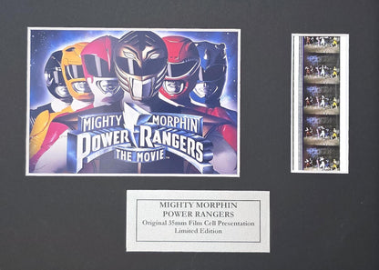 POWER RANGERS Original 35mm Film Cells set within Quality Wood Frame + COA