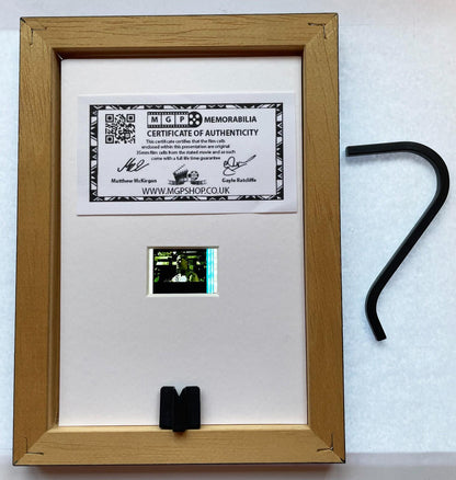 SAW Original Mini 35mm Film Cells set within Quality Wood Frame + COA