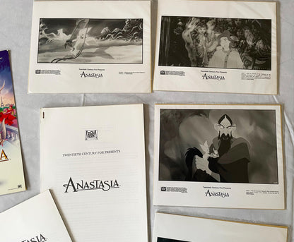 ANASTASIA 1997 Original Press Pack with 4 x Black & White Stills (Free Postage)