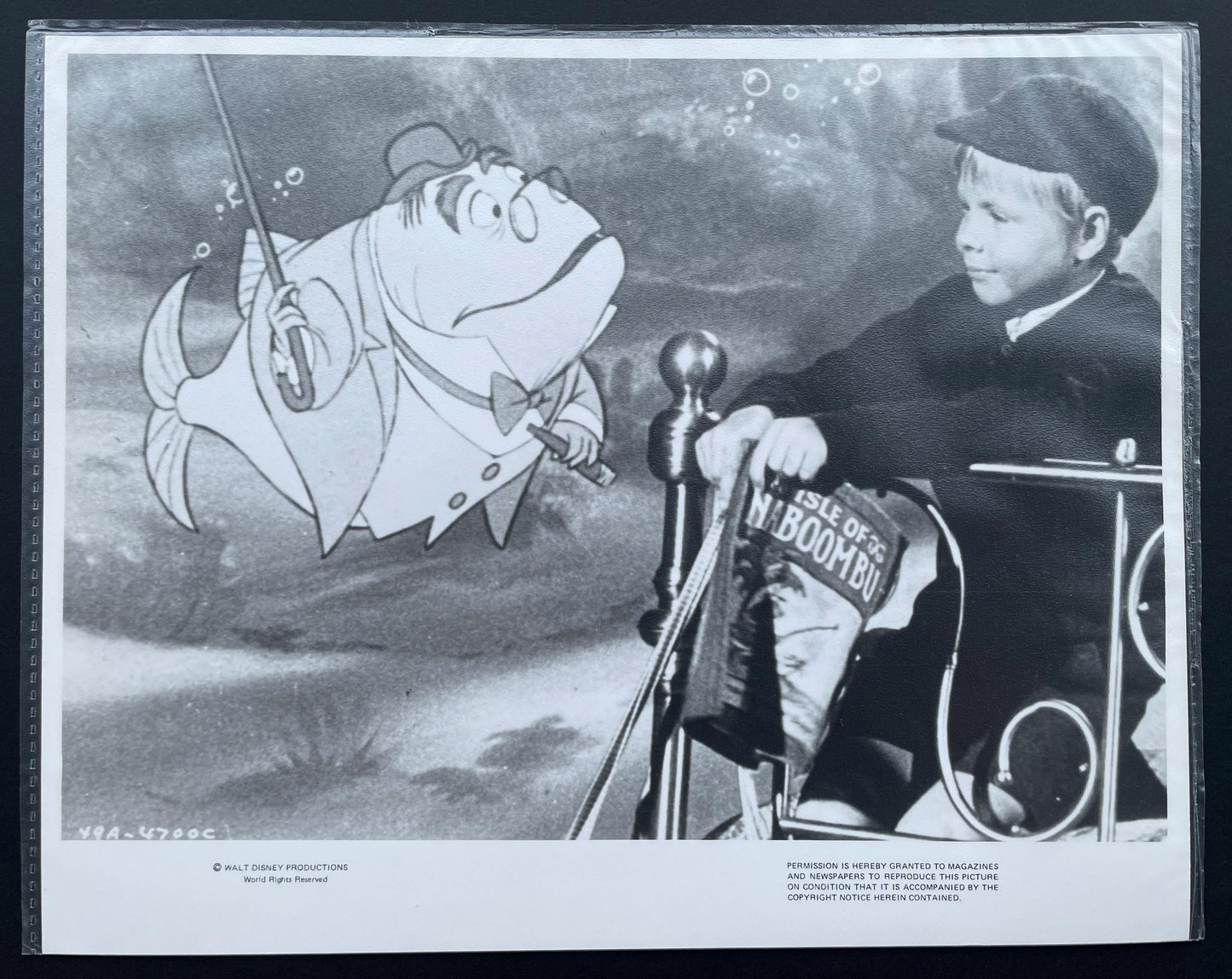 BEDKNOBS & BROOMSTICKS (1971) Original B and W Still + Free Shipping UK