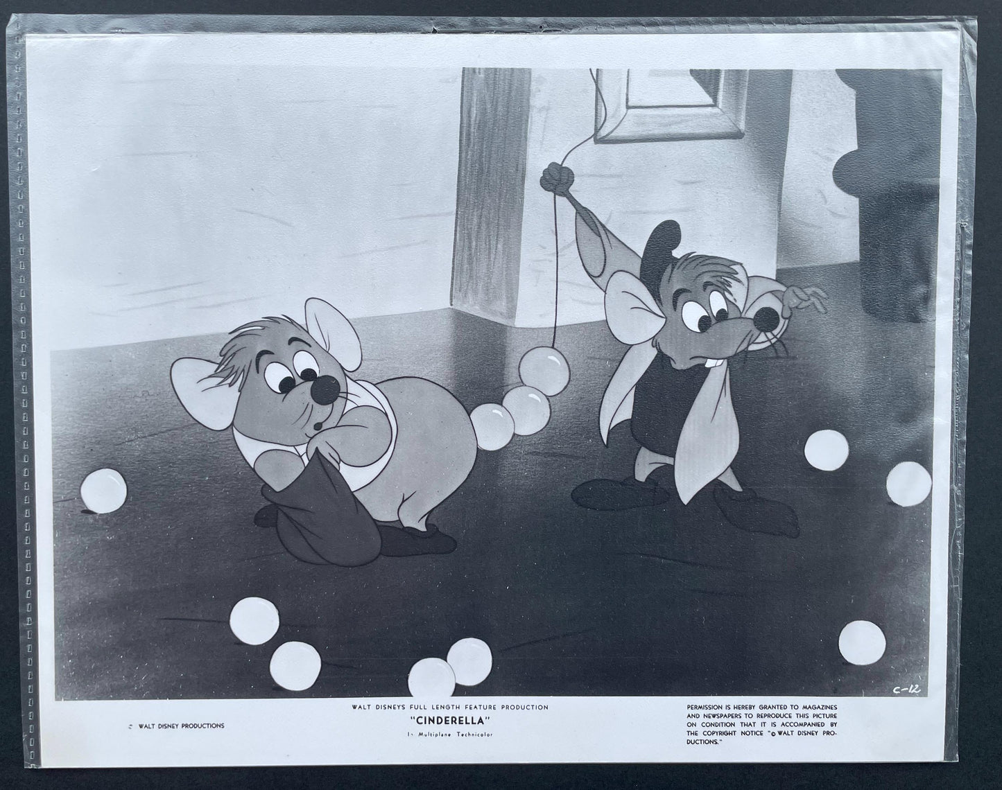 CINDERELLA (1950) Original B & W Still + Free Shipping UK