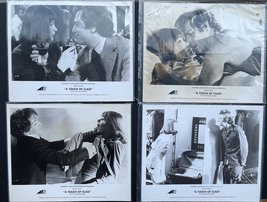 A Touch of Class 1973 Movie Stills (Set of 4) Black & White Cinema Memorabilia