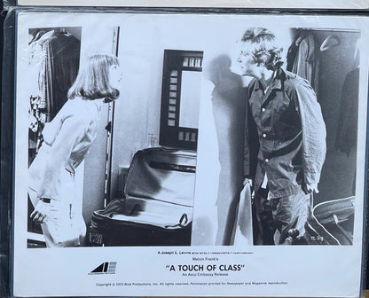 A Touch of Class 1973 Movie Stills (Set of 4) Black & White Cinema Memorabilia